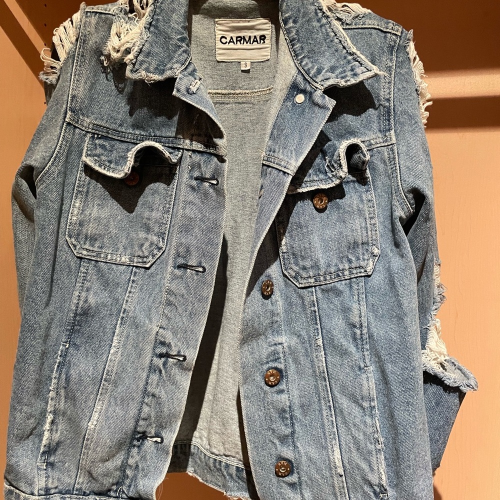 Carmar Ripped Denim Jacket